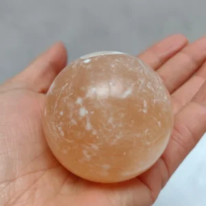 Esfera de Selenita Rosa