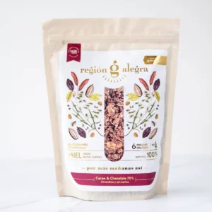 Granola Natural con miel de Abejas y de Yacón