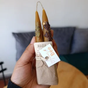 Velitas de cera de abeja 100 % ecológicas Magia