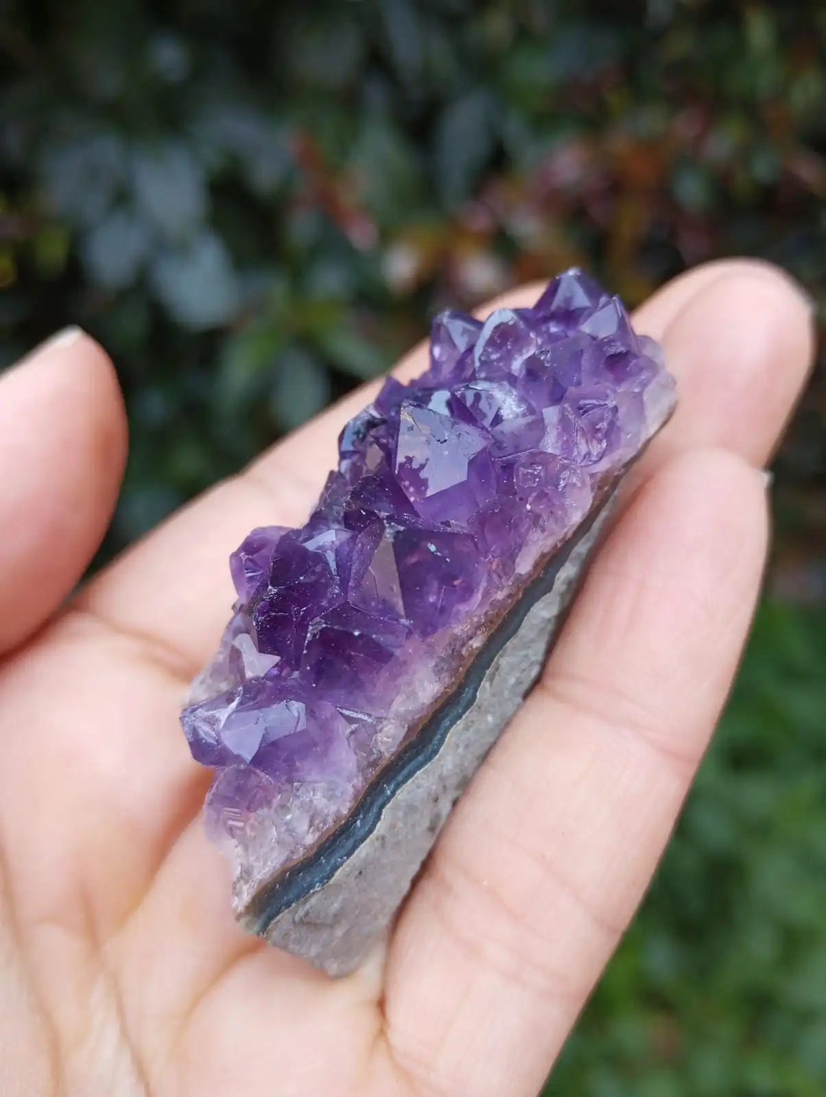 Drusa de Amatista cuarzo cristal - Imagen 5