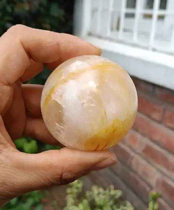 Citrino Piedra Natural esfera pieza única