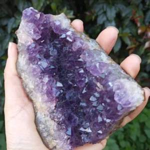 Drusa de Amatista cuarzo cristal