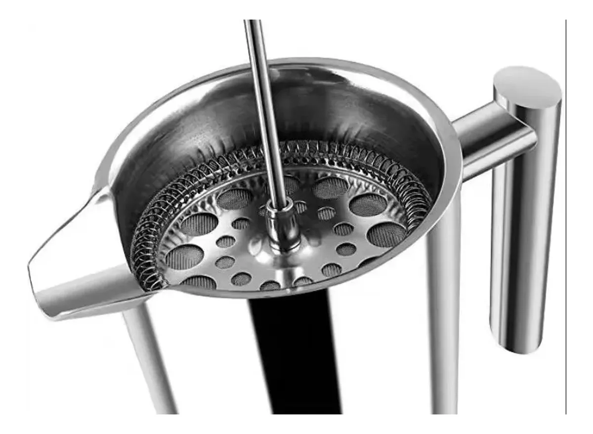 Cafetera Prensa Francesa de Acero inoxiblable x 350 ml - Imagen 3