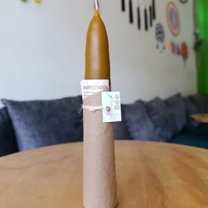 Velón de Cera de Abeja 100% ecológica Manifestación